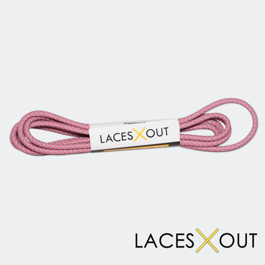 USA Pink 3M Shoelaces